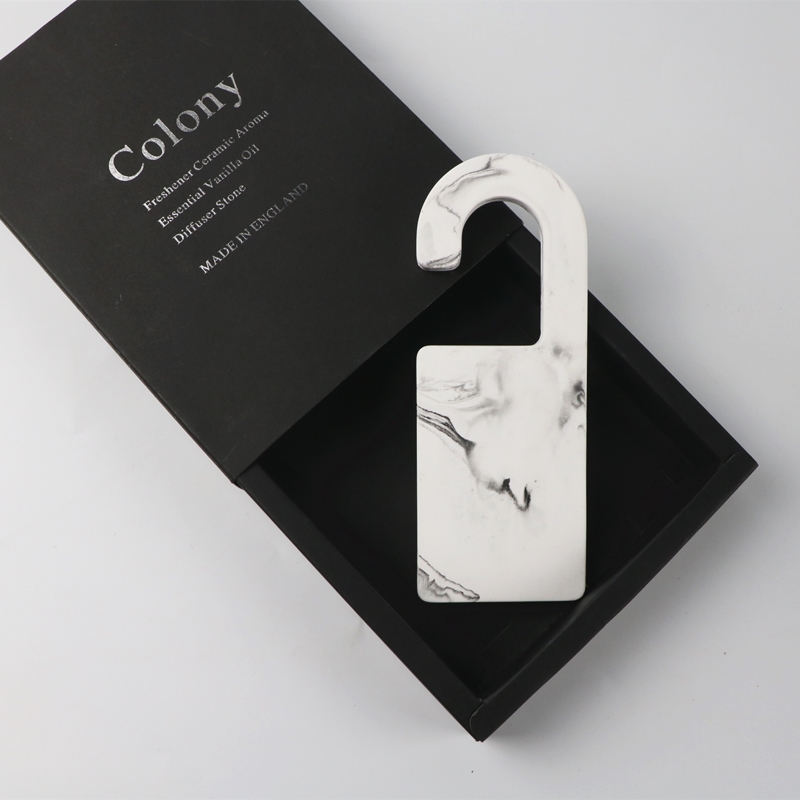 Customized Hanging Wardrobe Air Freshener Scented Ceramic Stone(图2)