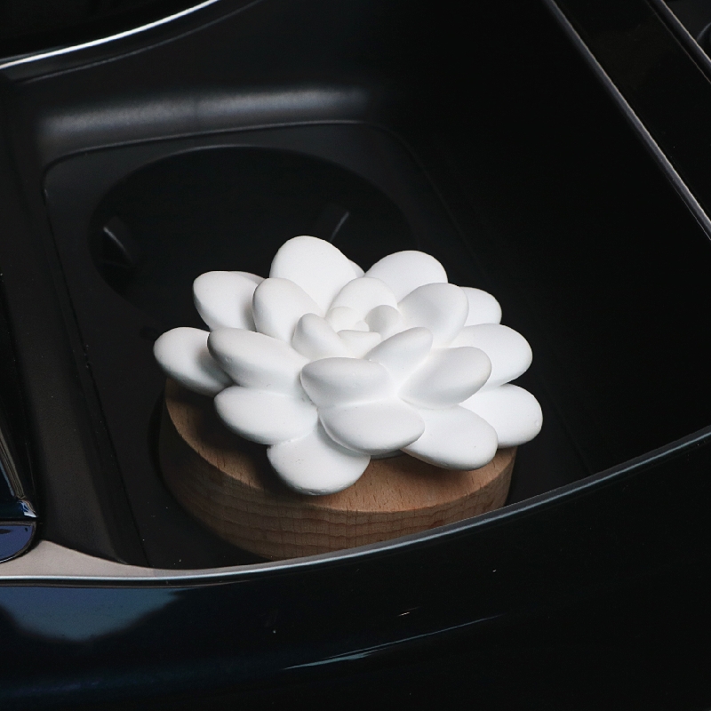 For-Scent Wood Base Ceramic Flowers Arom